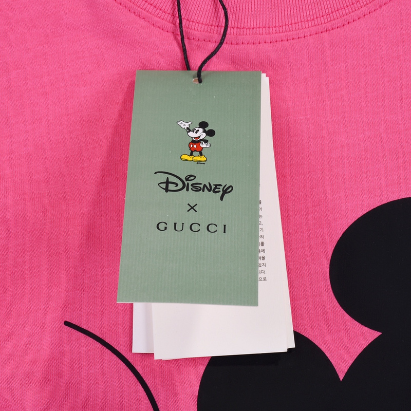 Футболка Gucci X Disney The Mysterious Mickey Mouse "Pink" фото № 5