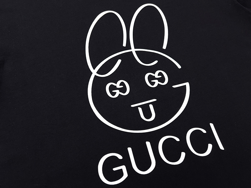 Футболка Gucci Logo In The Shape Of A Head "Black" фото № 2