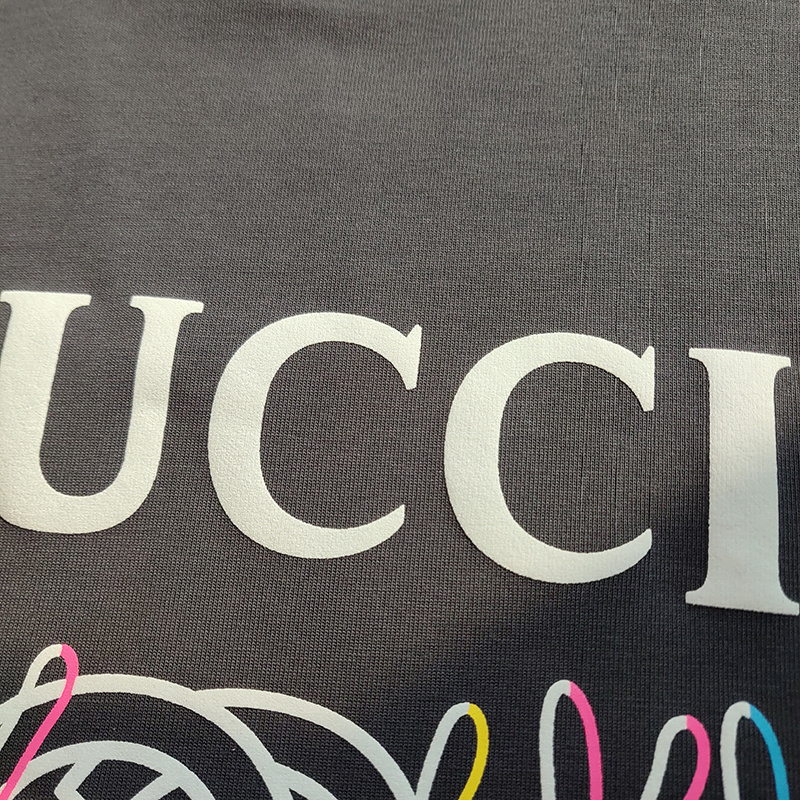 Футболка Gucci With An Interesting Print "Gray" фото № 6