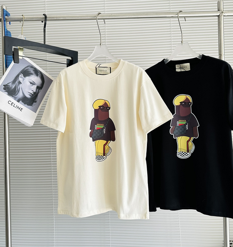 Футболка Gucci Sloth Print "Cream" фото № 5