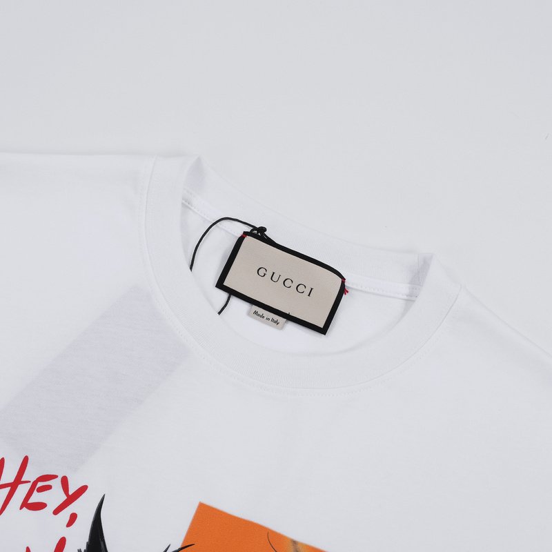 Футболка Gucci Hey "White" фото № 2