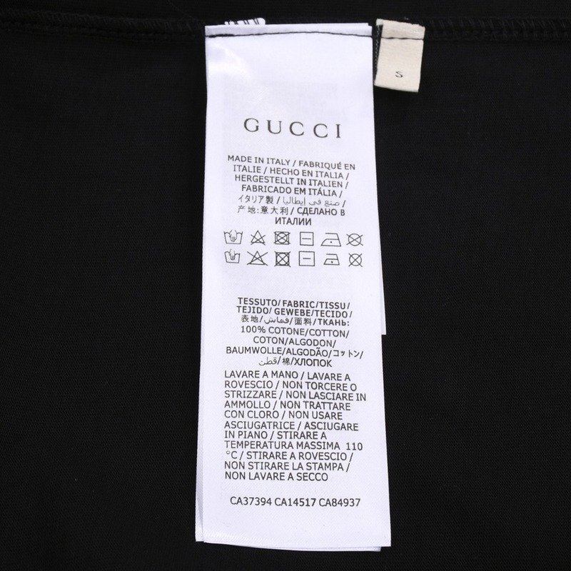 Футболка Gucci With Cartoon Print "Black" фото № 5