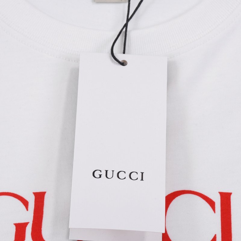 Футболка Gucci Tape "White" фото № 4