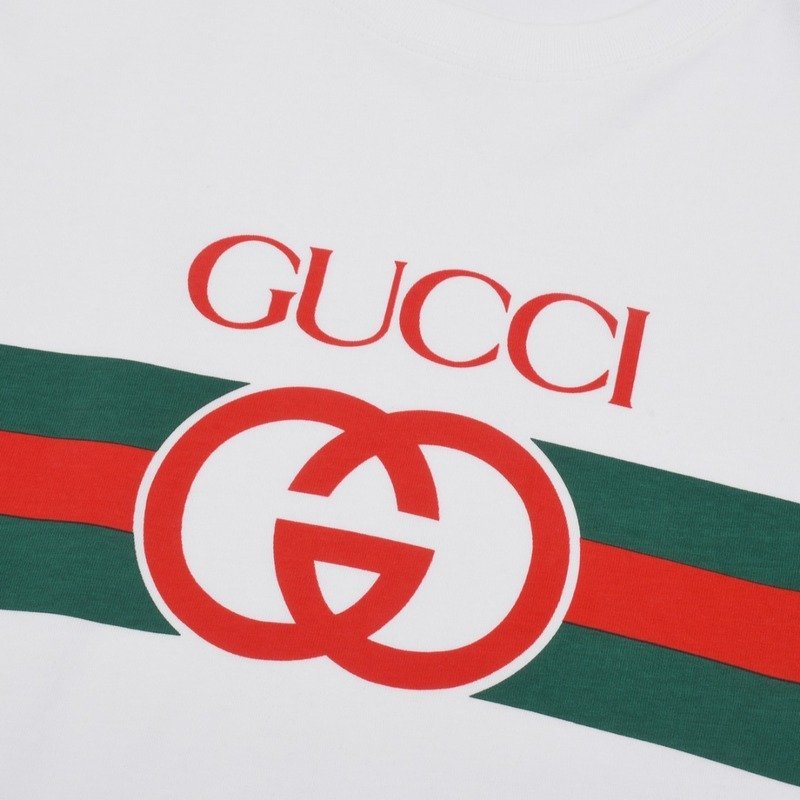 Футболка Gucci Tape "White" фото № 6