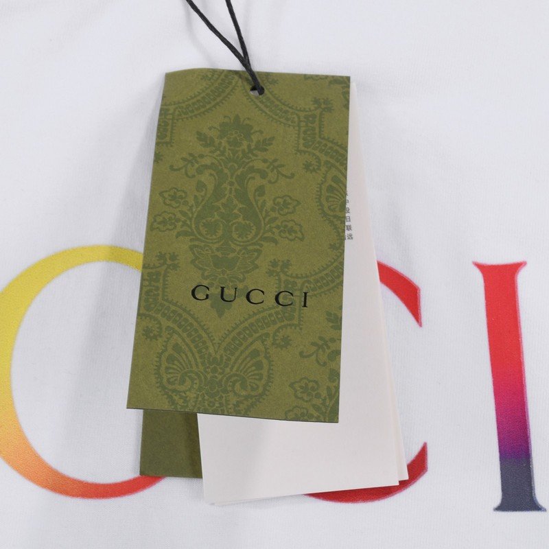 Футболка Gucci With A Logo - A Game Of Color "White" фото № 4