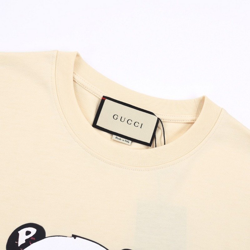 Футболка Gucci Panda In Blindfold "Cream" фото № 4