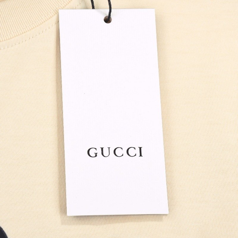 Футболка Gucci Panda In Blindfold "Cream" фото № 7