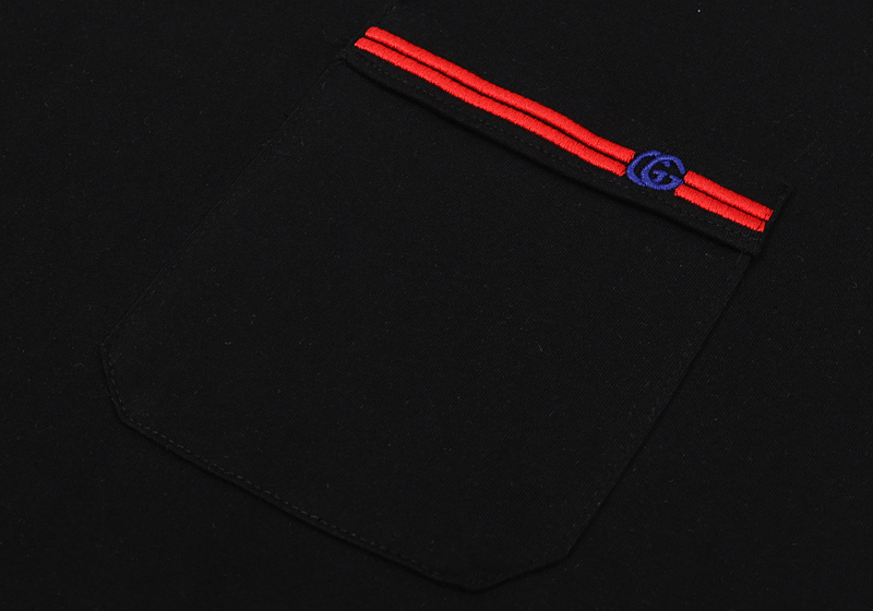 Футболка Gucci Red Line "Black" фото № 6