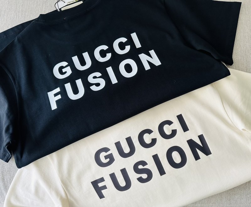 Футболка Gucci Multi-Print "Black" фото № 2