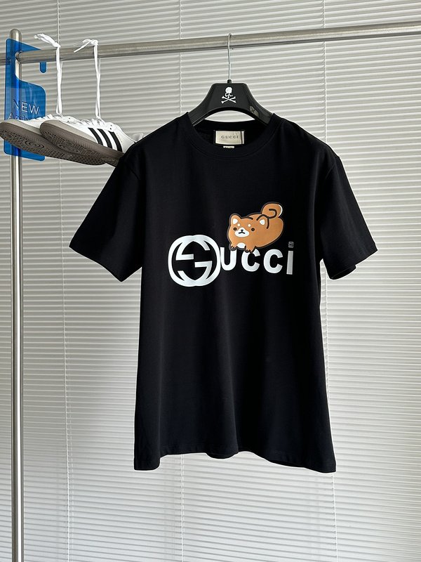 Футболка Gucci Multi-Print "Black" фото № 3