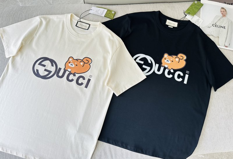 Футболка Gucci Multi-Print "Black" фото № 4