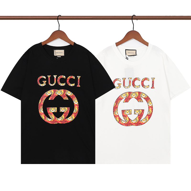 Футболка Gucci Tiger In The Emblem "Black" фото № 2