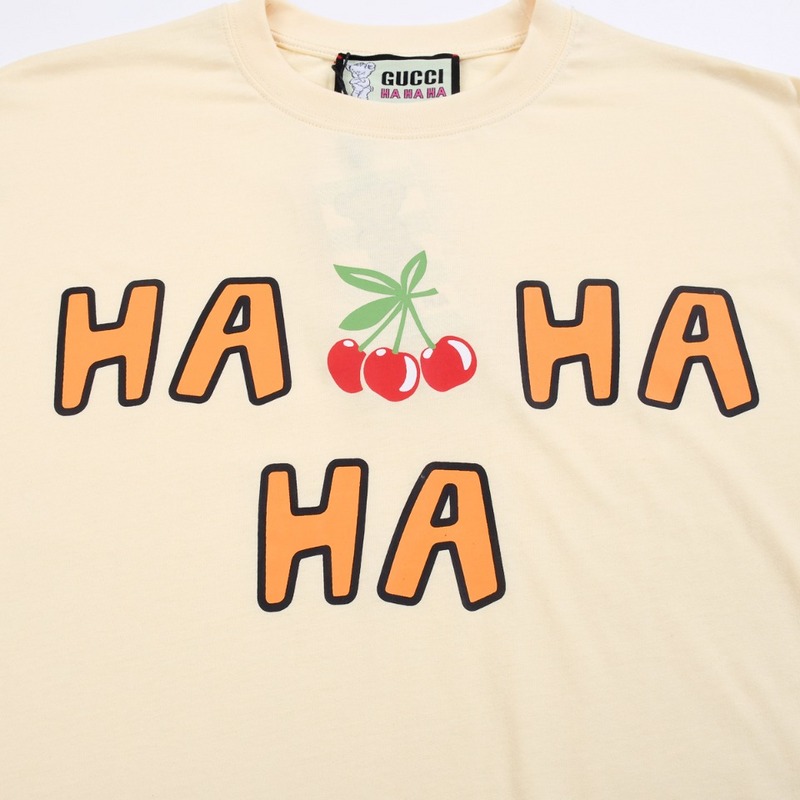 Футболка Gucci With Cherry "Cream" фото № 3