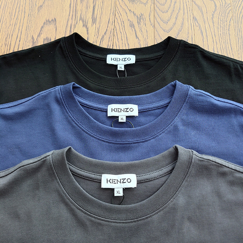 Футболка Kenzo Logo On The Tiger "Blue" фото № 4