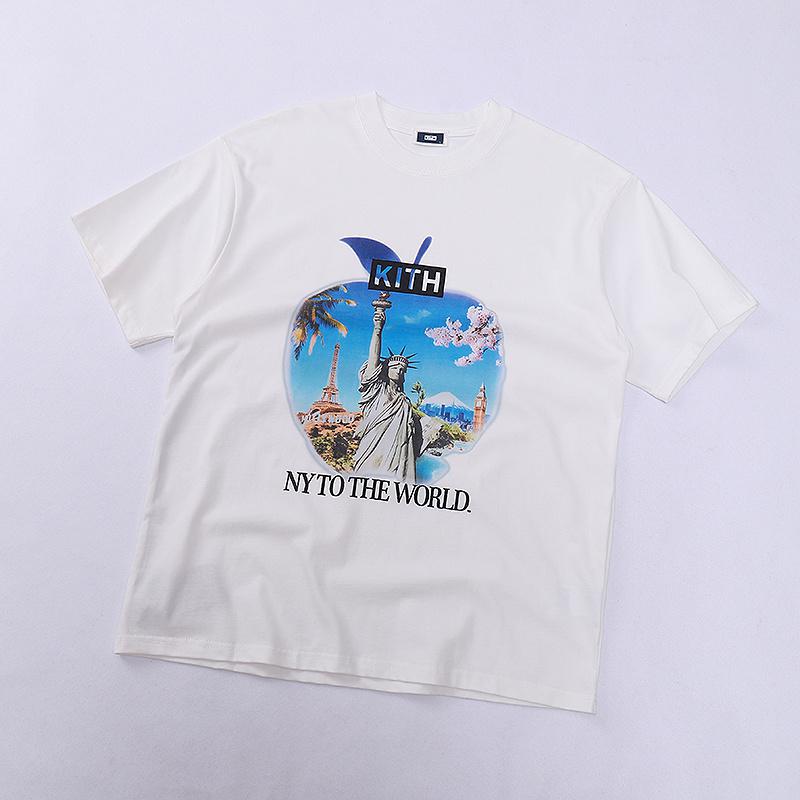 Футболка Kith NY to the World "White" фото № 2