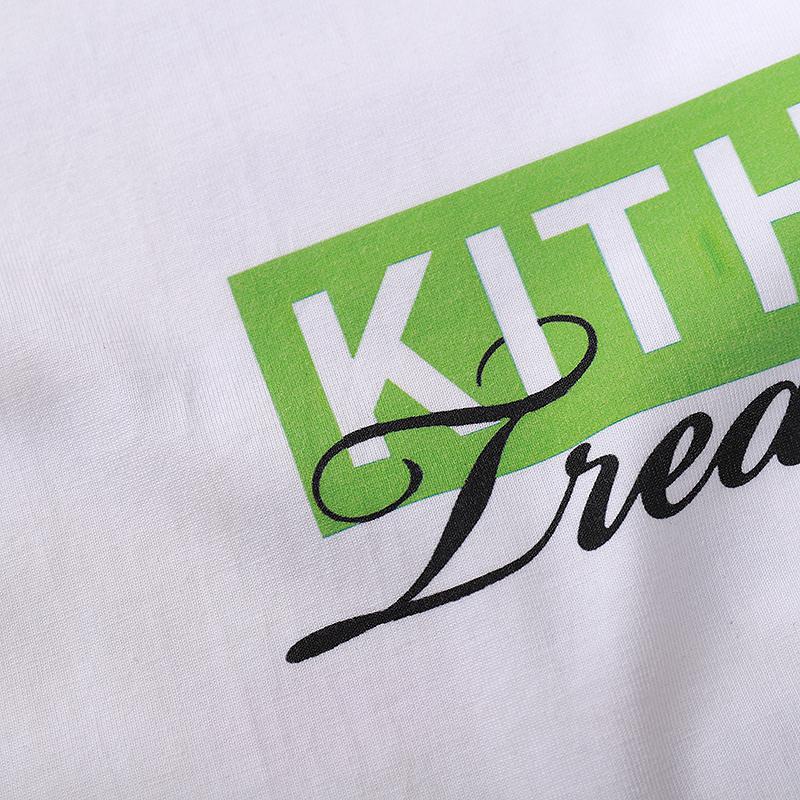 Футболка Kith Logo Treats Green "White" фото № 6
