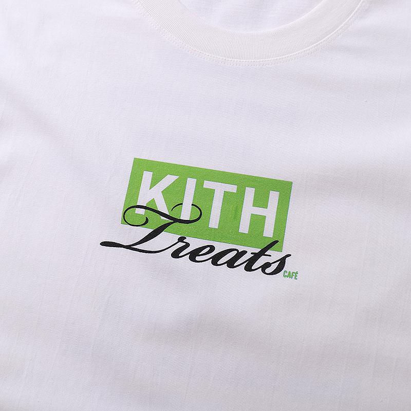 Футболка Kith Logo Treats Green "White" фото № 4