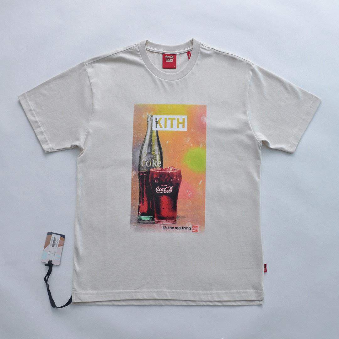 Футболка Kith Coca-Cola Fun "White Milk" фото № 2