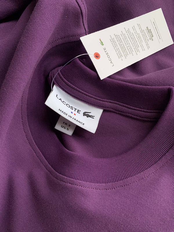 Футболка Lacoste Logo Ball "Purple" фото № 2