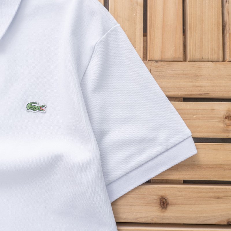 Футболка Lacoste Three Colorful Parts "Orange" фото № 3