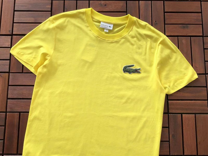 Футболка Lacoste Small Front Logo "Yellow" фото № 5
