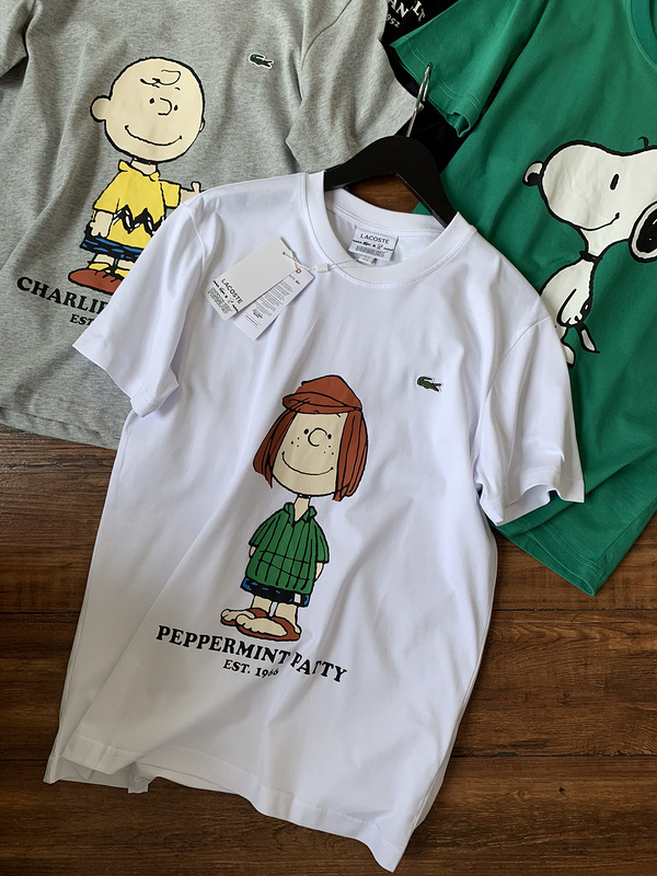 Футболка Lacoste Print of Children and Animals "White" фото № 7