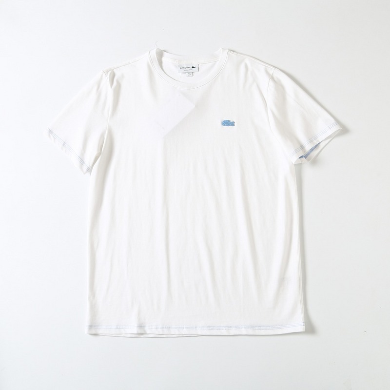 Футболка Lacoste With Crocodile "White" фото № 2