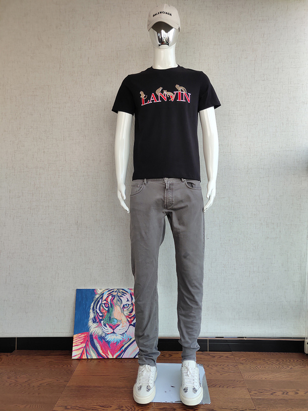 Футболка Lanvin Leopard "Black" фото № 6