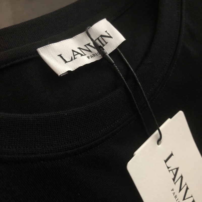 Футболка Lanvin Leopard "Black" фото № 7