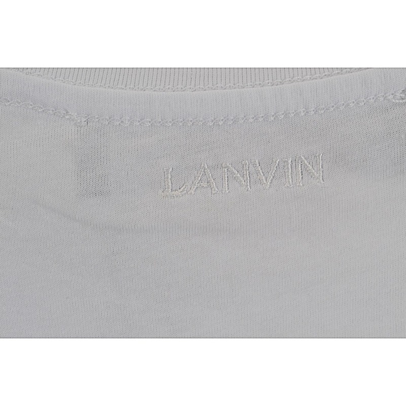 Футболка Lanvin Logo multicolore "White" фото № 5