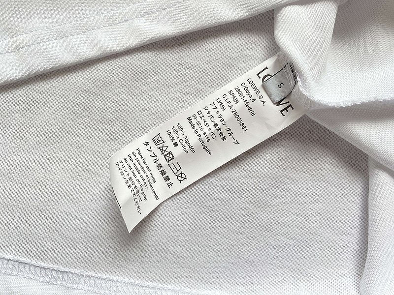 Футболка Loewe With Small Red Heart In The Logo "White" фото № 8