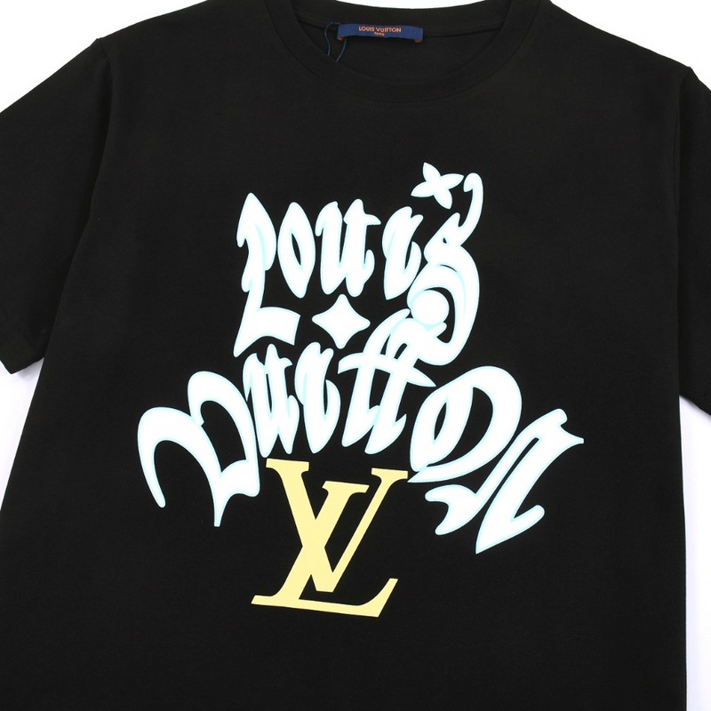 Футболка Louis Vuitton Royal Logo Style "Black" фото № 5