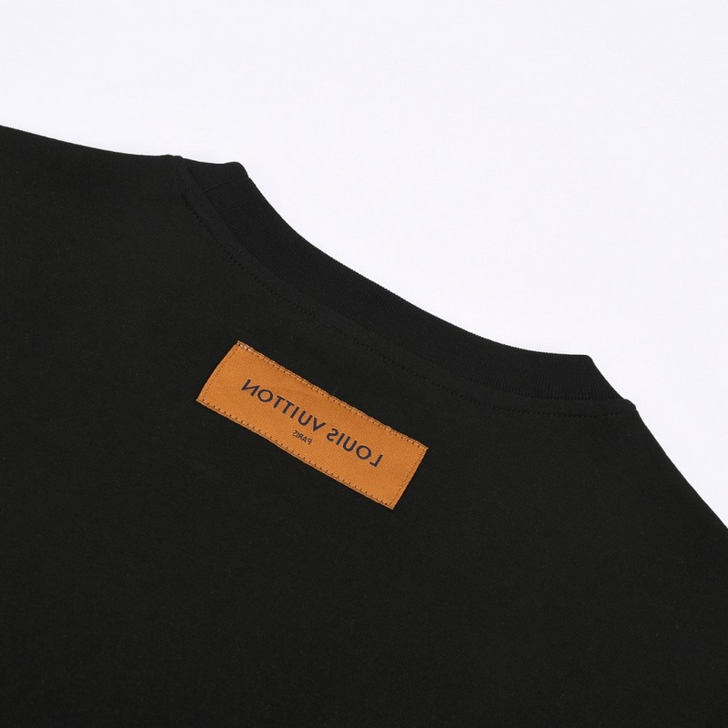 Футболка Louis Vuitton Print Cosmonaut On Skateboard "Black" фото № 4