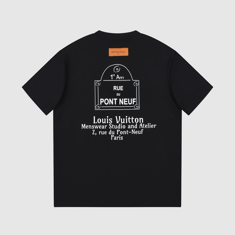 Футболка Louis Vuitton With The Atelier Logo "Black" фото № 6