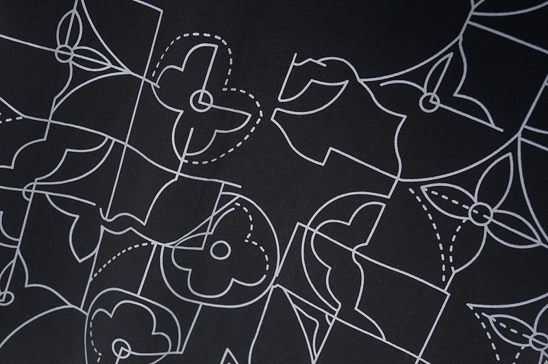 Футболка Louis Vuitton Print With Logos And Notes "Black" фото № 2