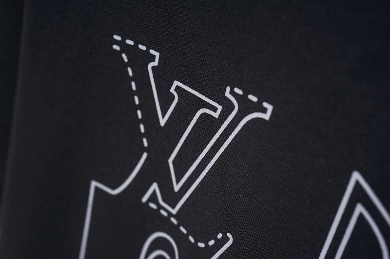Футболка Louis Vuitton Print With Logos And Notes "Black" фото № 4