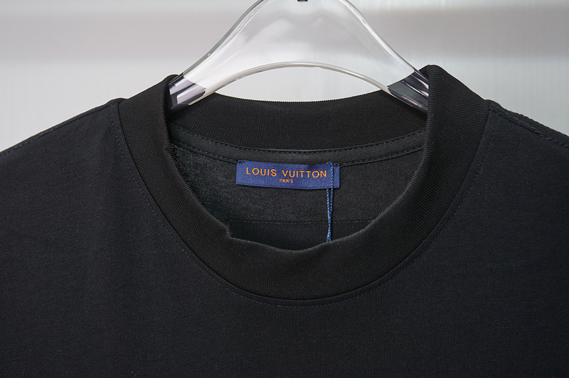 Футболка Louis Vuitton Print With Logos And Notes "Black" фото № 6