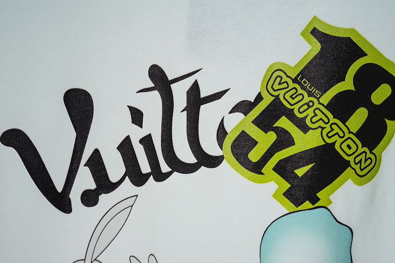 Футболка Louis Vuitton Rabbit And The Alien "White" фото № 3