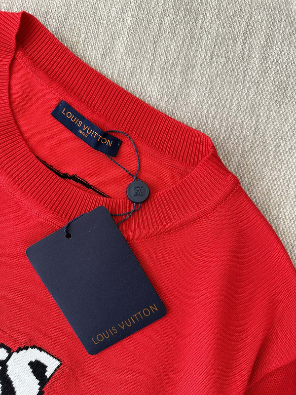 Футболка Louis Vuitton With A Bird "Red" фото № 6