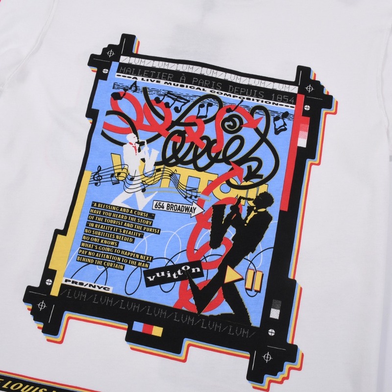Футболка Louis Vuitton Concert Of Saxophonists "White" фото № 2