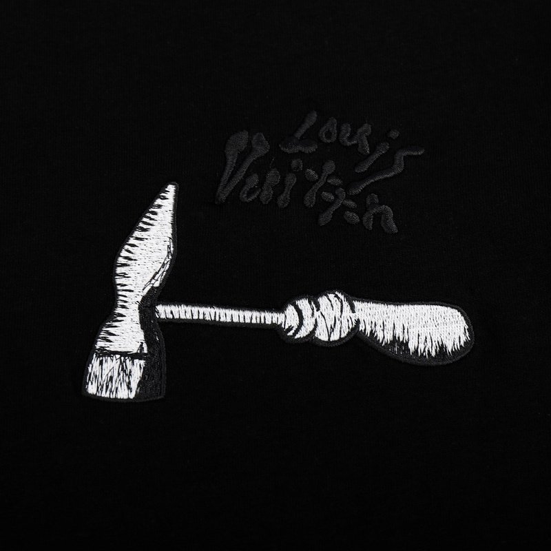 Футболка Louis Vuitton Repair "Black" фото № 7
