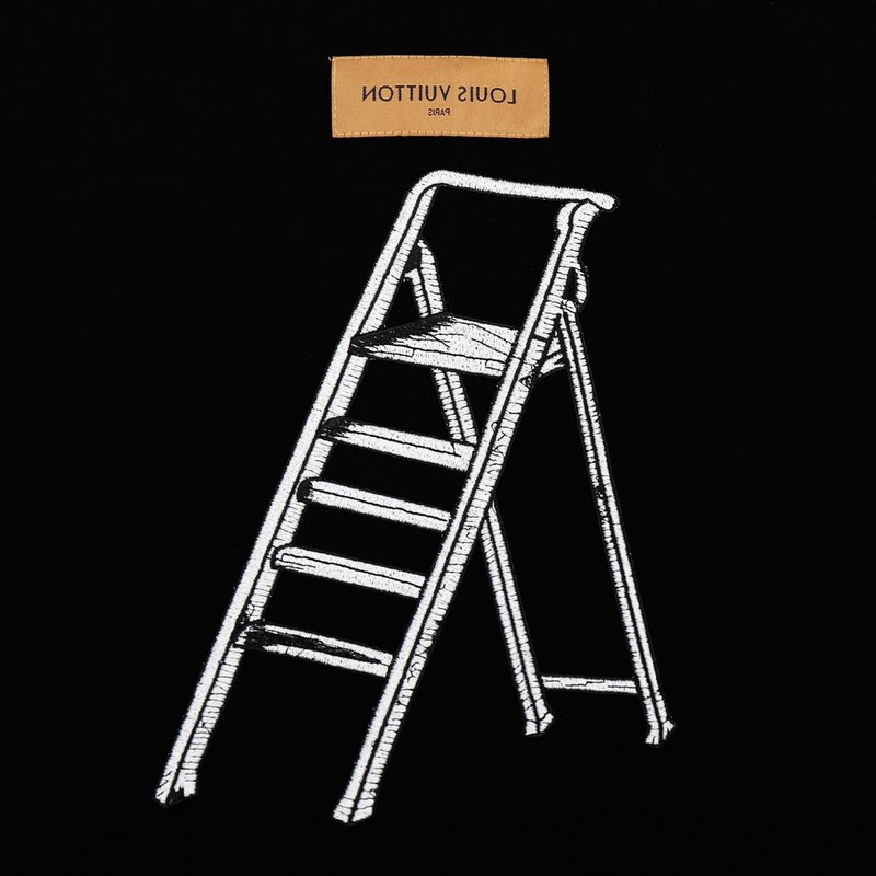 Футболка Louis Vuitton Repair "Black" фото № 6