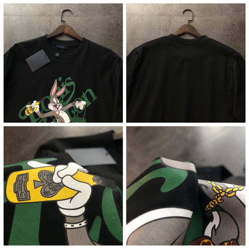 Футболка Louis Vuitton Hare With Rolexes "Black" фото № 3