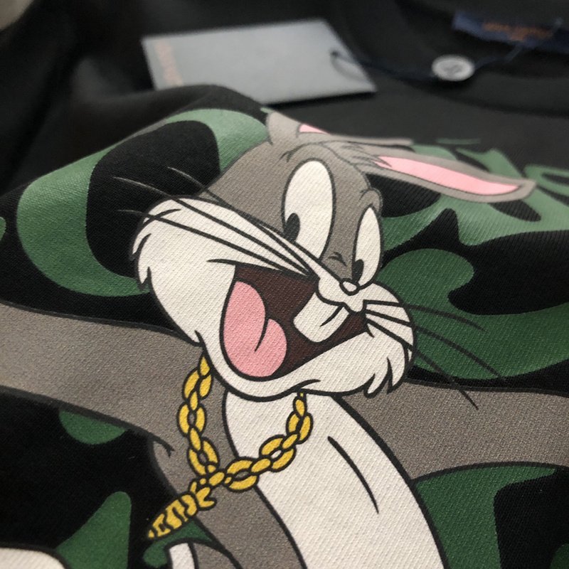 Футболка Louis Vuitton Hare With Rolexes "Black" фото № 5