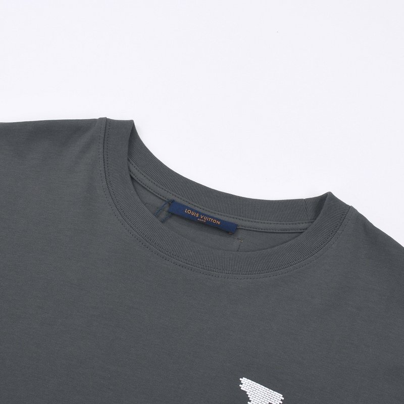 Футболка Louis Vuitton Brick Logo II "Gray" фото № 3