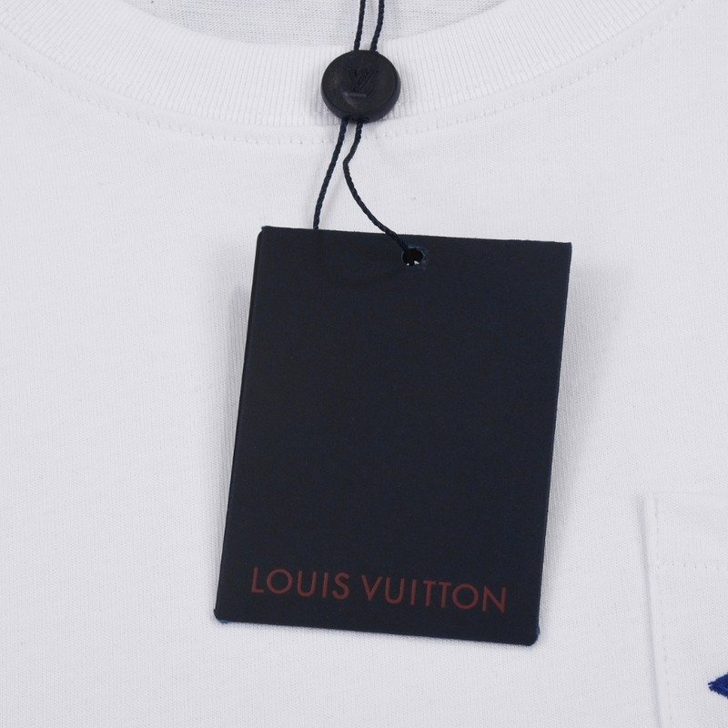 Футболка Louis Vuitton Patterned Pocket "White" фото № 3