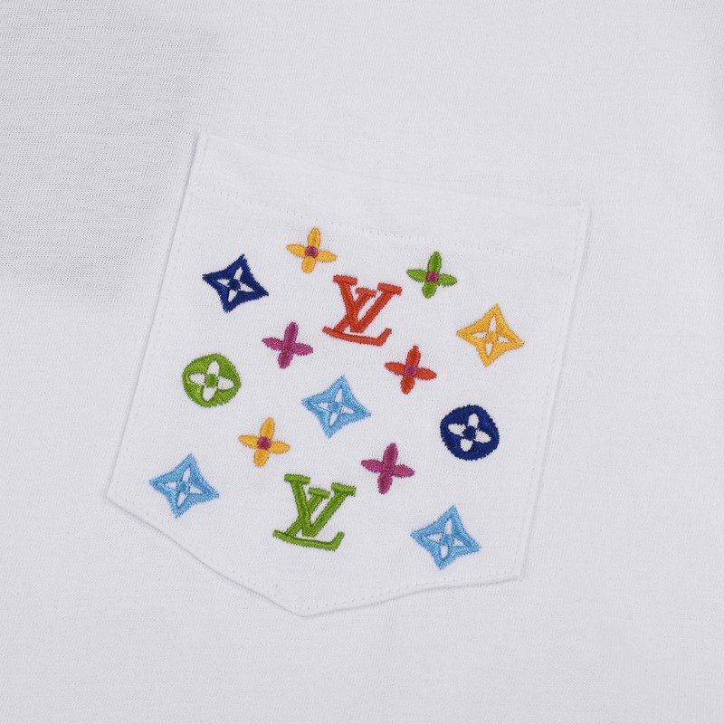 Футболка Louis Vuitton Patterned Pocket "White" фото № 6
