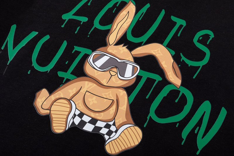 Футболка Louis Vuitton Horror Style "Black" фото № 2