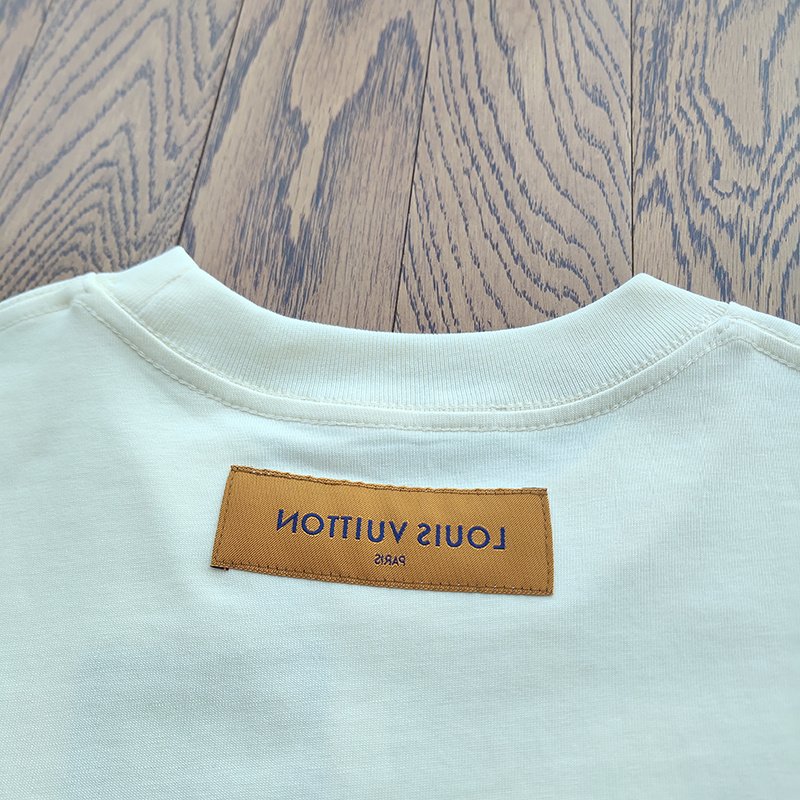 Футболка Louis Vuitton X Chrome Hearts With Logos "White" фото № 4