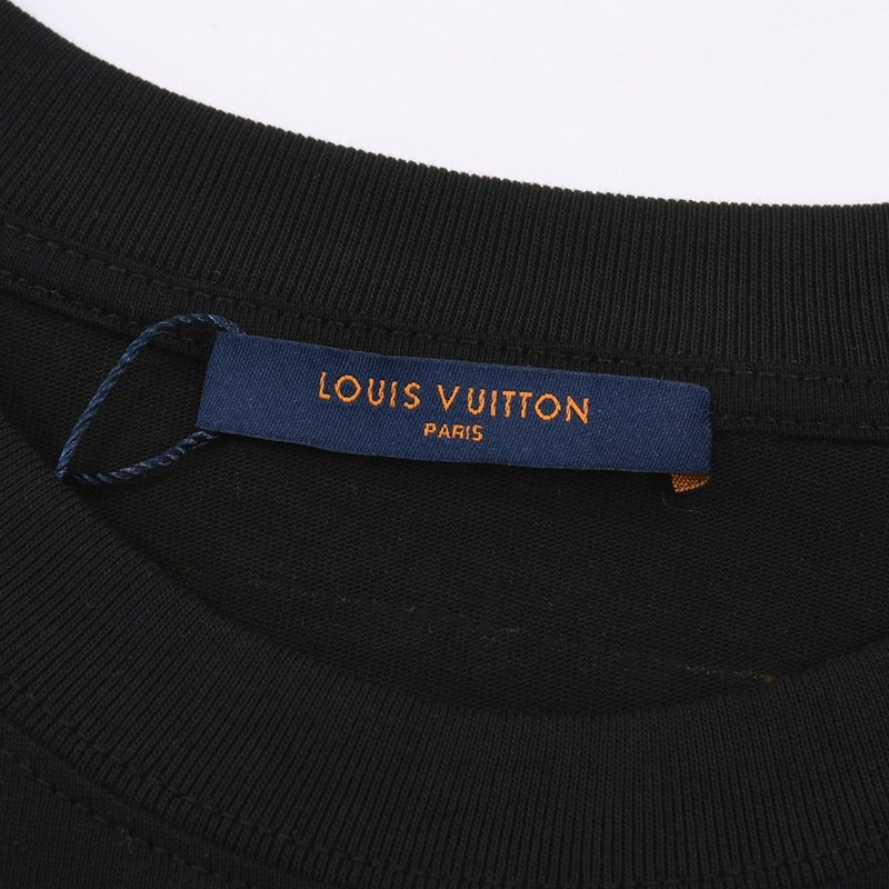 Футболка Louis Vuitton Sneakers-Print "Black" фото № 2